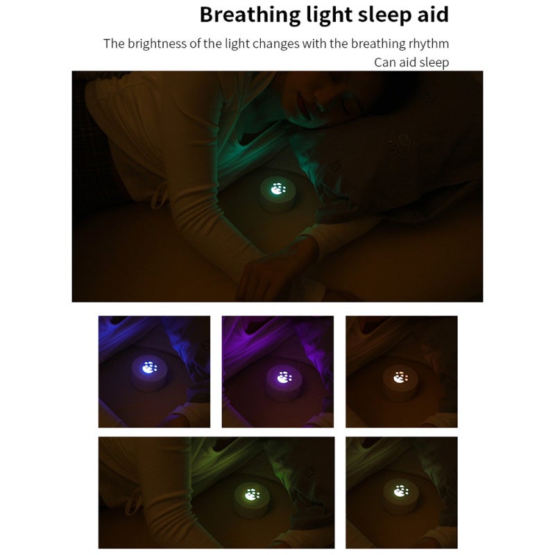 Portable Baby Sleep Machine Desktop White Noise Sound Machine for Baby Sleeping 18 Soothing Sounds 15/30/60min Timer Built-in Colorful Night Light for Baby Kids Adults Sleeping Relaxing Meditation - Image 2