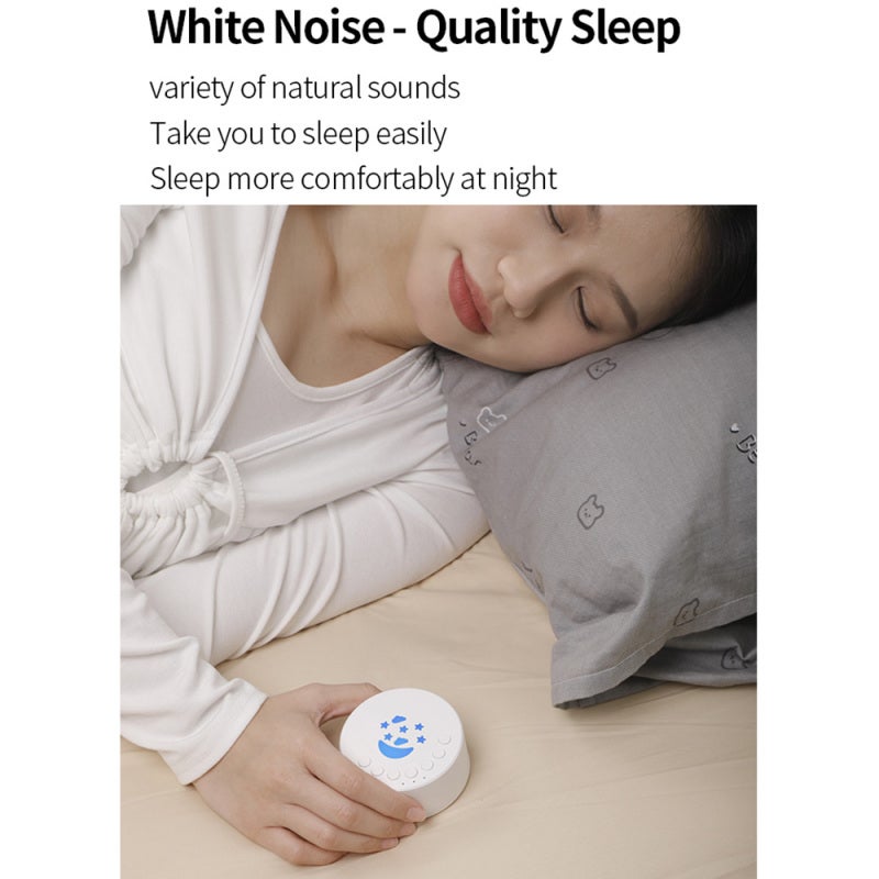 Portable Baby Sleep Machine Desktop White Noise Sound Machine for Baby Sleeping 18 Soothing Sounds 15/30/60min Timer Built-in Colorful Night Light for Baby Kids Adults Sleeping Relaxing Meditation - Image 5