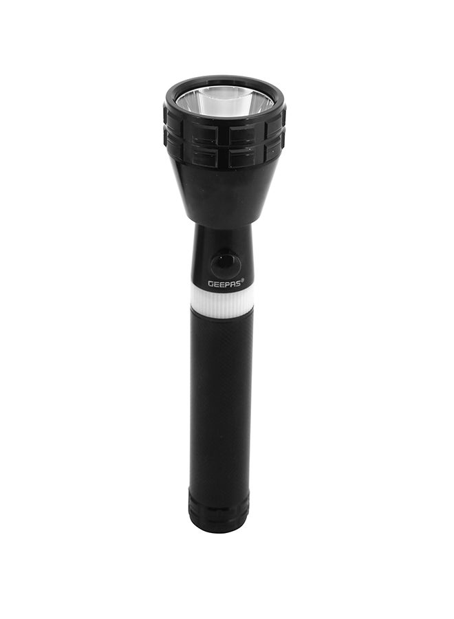 GEEPAS 3Pcs Rechargeable Hyper Bright LED Flashlight, 265mm Length Black 22x5x7cm - Image 4