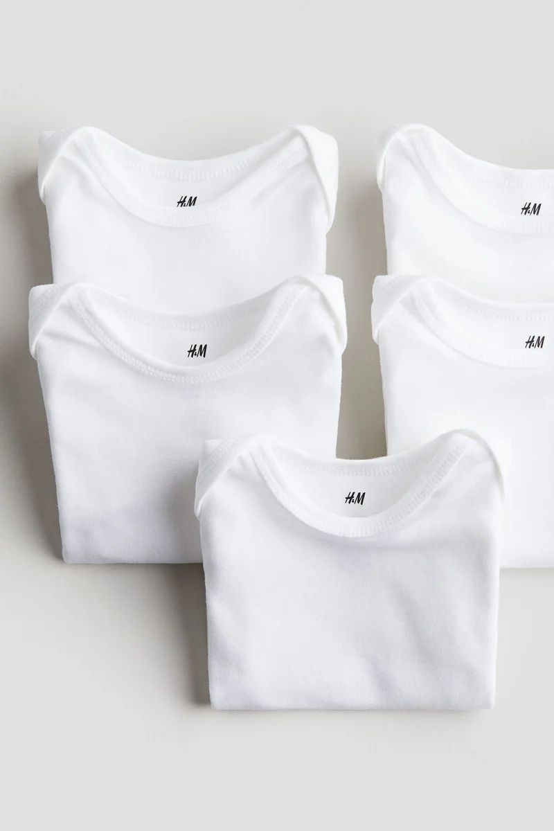 H&M 5-Pack Cotton Bodysuits