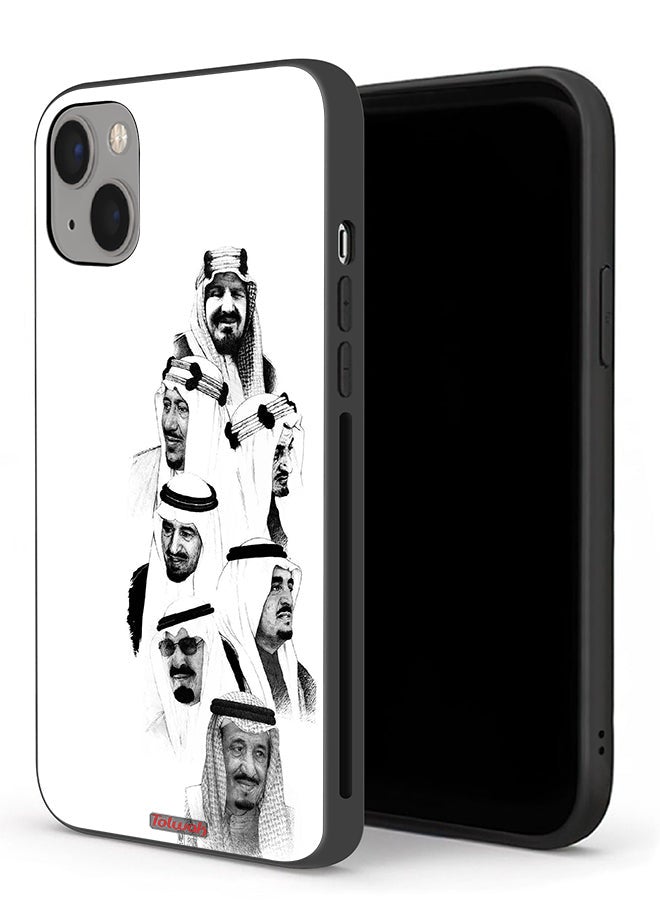 Tolwak Apple iPhone 13 mini Protective Case Saudi Kings Art B_W - Image 1