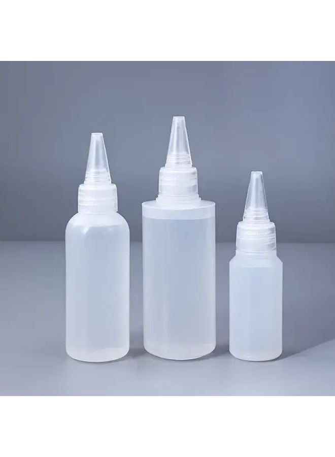 60ml Refillable Squeeze Bottles Round Shape Fridge Safe for Glue Jam Laboratory Use - Image 2