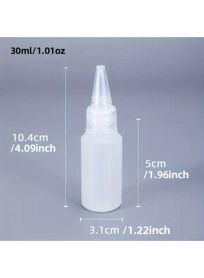 60ml Refillable Squeeze Bottles Round Shape Fridge Safe for Glue Jam Laboratory Use - Image 5