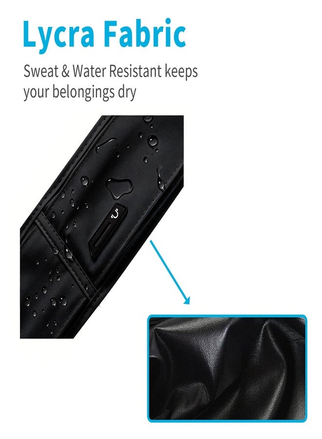 JUCURRI Running Hydration Belt with Water Bottle Holder, Phone Storage, Black - Image 3