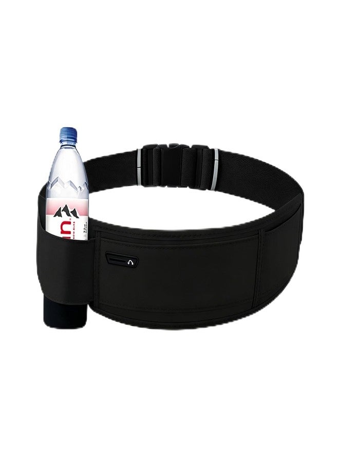 JUCURRI Running Hydration Belt with Water Bottle Holder, Phone Storage, Black - Image 1