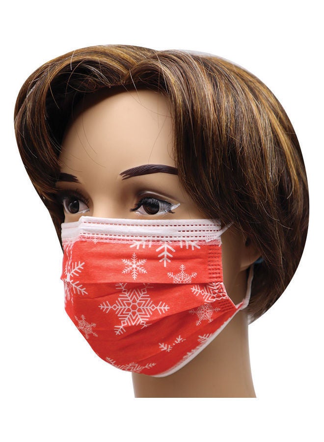 NIBEMINENT 20-Piece 3 Ply Disposable Face Masks For Adults - Image 2