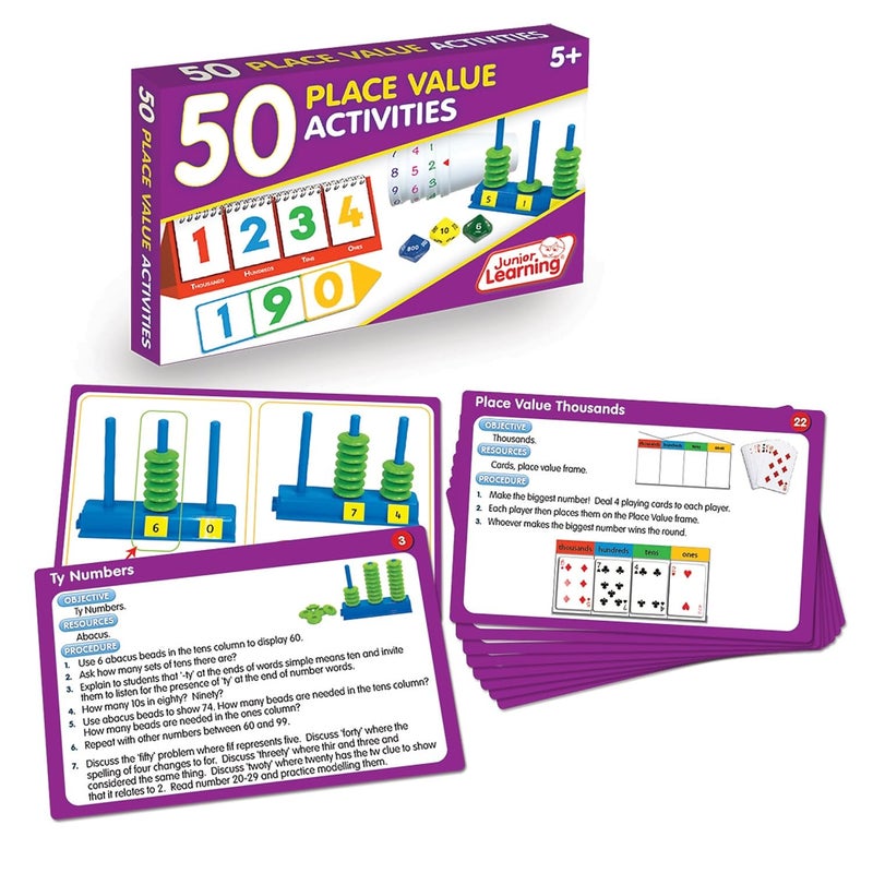 Junior Learning 50 Place Value Activities Multi - Image 2