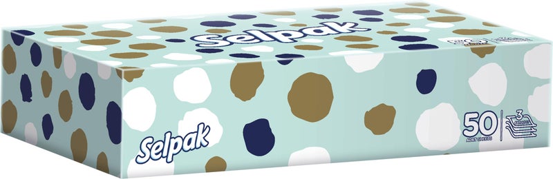 Selpak Facial Tissue Box Standard 3ply (Pack of 1) - Image 2