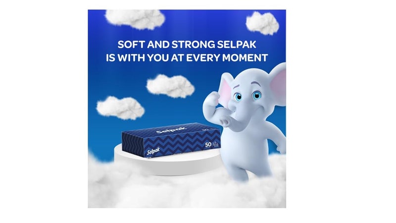 Selpak Facial Tissue Box Standard 3ply (Pack of 1) - Image 4