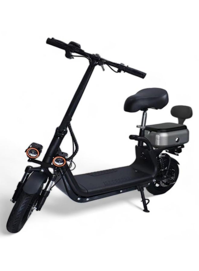 سكوتر كهربائي 48 فولت لراكبين وشنطة