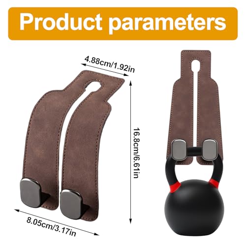JinnEterri Car Purse Hook Purse Hook for Car Seats Headrest Car Seat Hooks,Heavy Duty Vehicle Organizer for Handbags, Groceries, Purses, Keep Car Tidy (Brown, 2 Pack) - Image 2