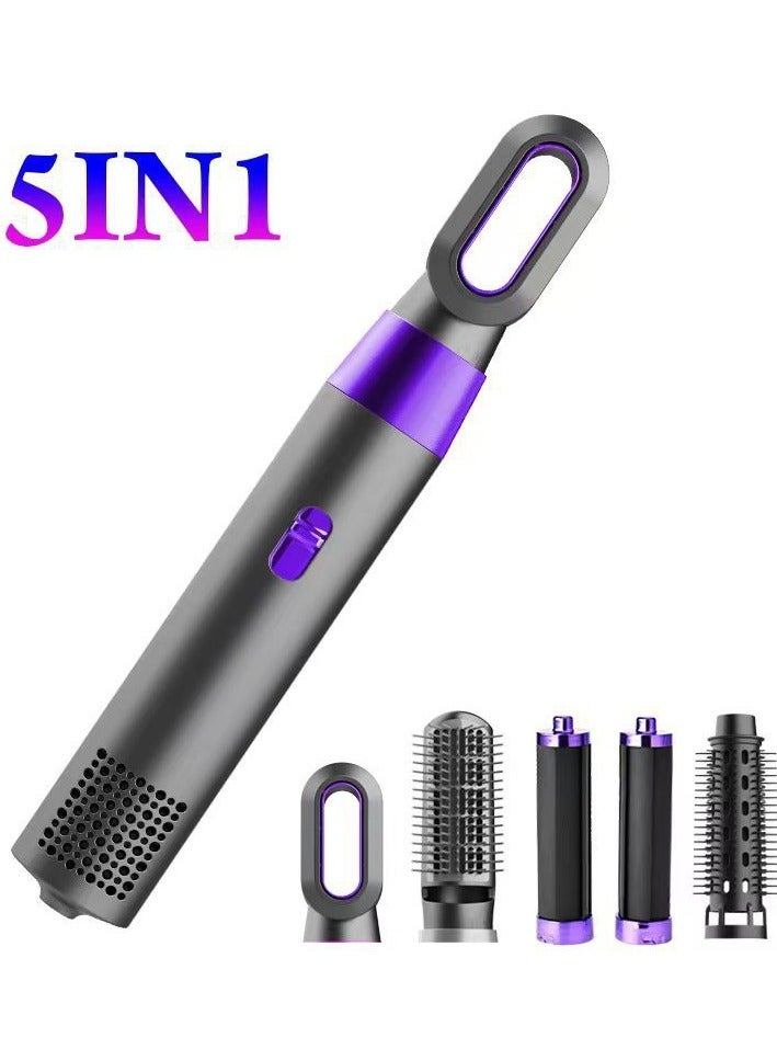 AROAQ 5 IN 1 Hair Blower Dryers Hair Styling Sets Hair Curling irons&Wands Flat Iron Hair Electric Combs Hair Brushes Change Head Dryers - Image 1