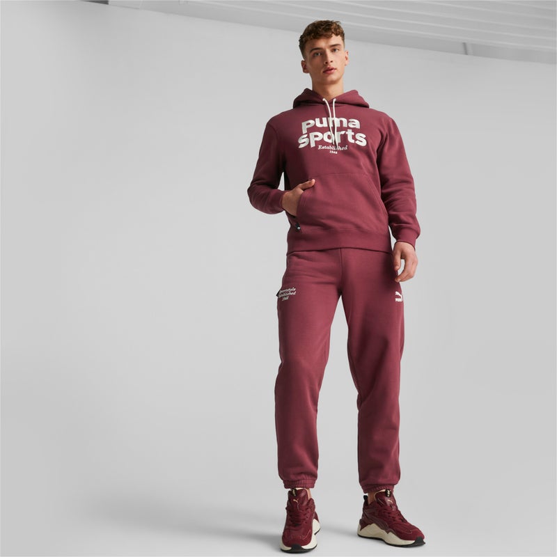 PUMA Team Mens Red Hoodie - Image 5