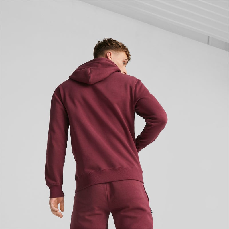 PUMA Team Mens Red Hoodie - Image 2