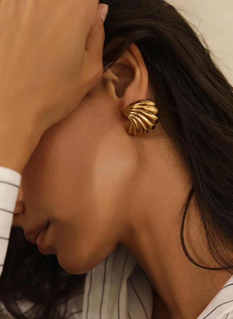 ليتشي أقراط صدفية