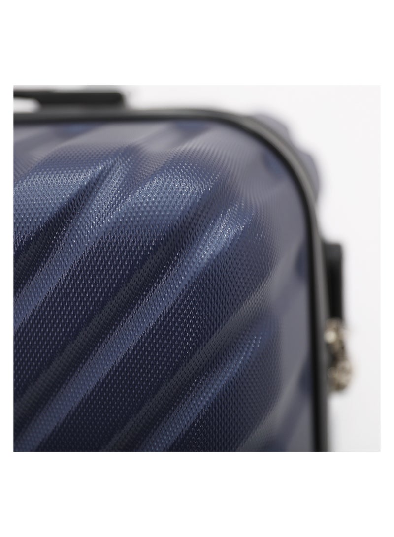 DILIXI حقيبة سفر صلبة بعجلات مجموعة 3 قطع، بحرية (ص-20 انش، م-24 انش، ل-28 انش) - Image 4