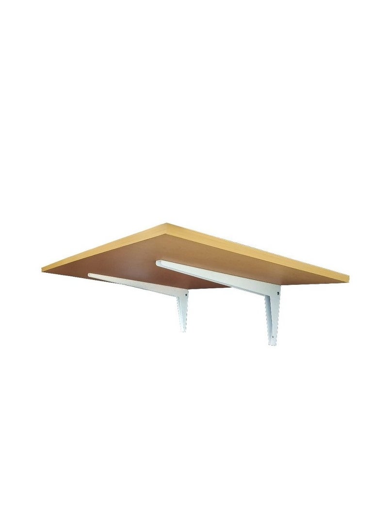Home Gallery - Wall Mounted folding Drop Leaf Desk Beige - Image 1