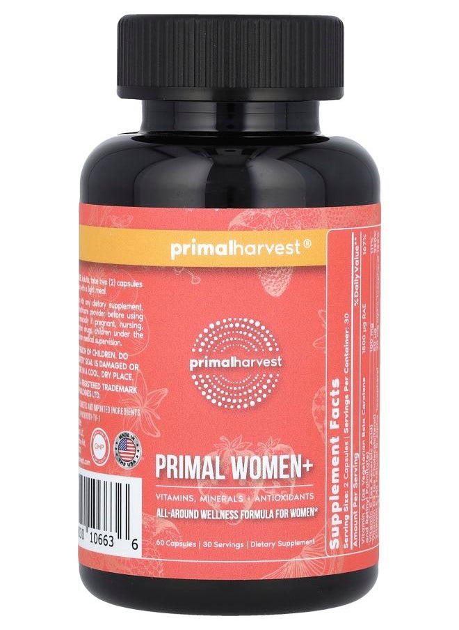 Primal Harvest Primal Women+ 60 Capsules 