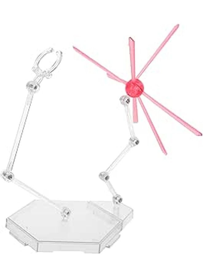 Adjustable Plastic Figure Display Stand with Effects for Doll Models and Collectors - Image 1
