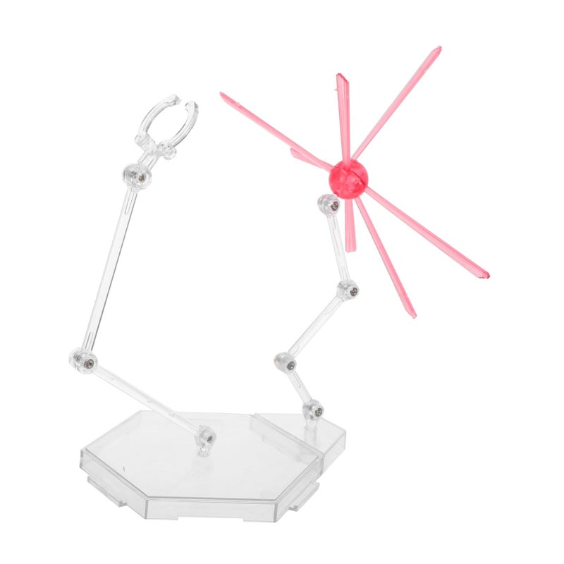 Adjustable Plastic Figure Display Stand with Effects for Doll Models and Collectors - Image 2