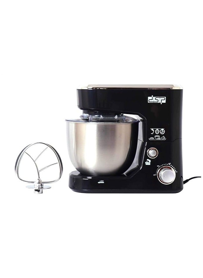 DSP KM3030 3 in 1 Stand Mixer, 1000 W, 5 L - Black - Image 2