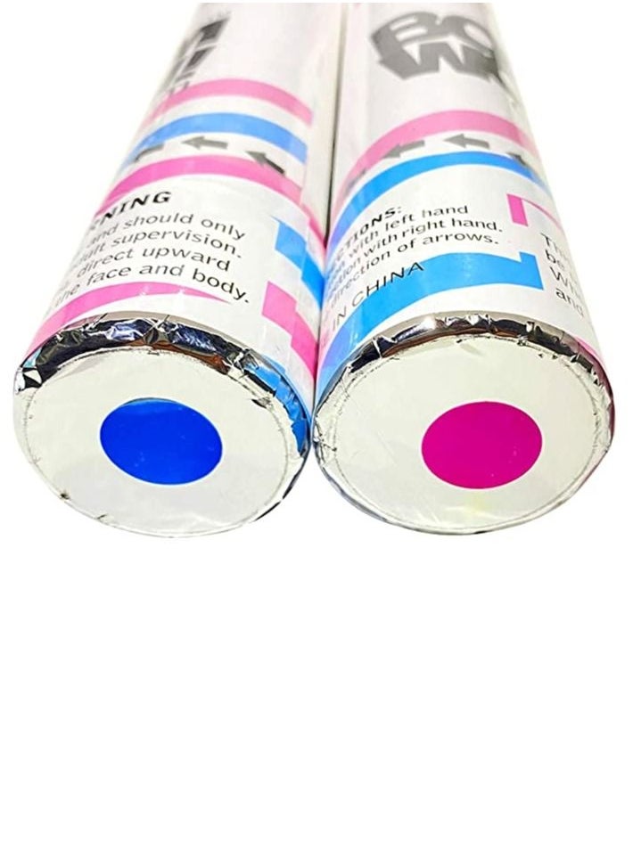 Boomwow - Gender Reveal Confetti Twist Shoot 45 cm Pink Paper - Image 1