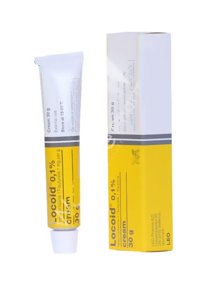 Locoid 0.1% Cream 30g (Topical Corticosteroid for Inflammatory Skin Conditions)