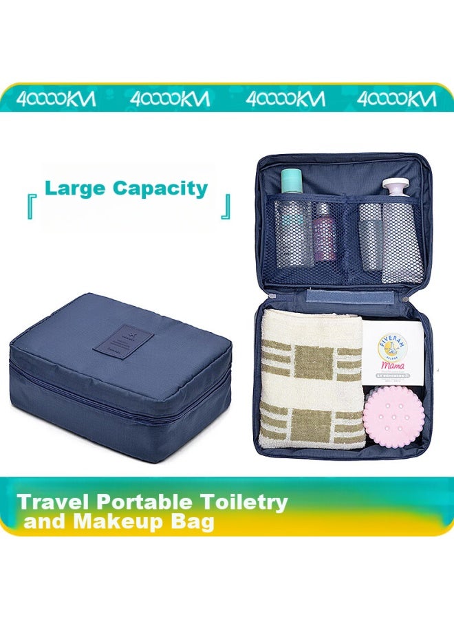 Forty thousand kilometers 40,000 Km Cosmetic Bag Small Portable Large Capacity Toiletry Bag, Personal Wash Storage Pouch, Box, Handheld Organizer Bag Sw1101  - Image 1