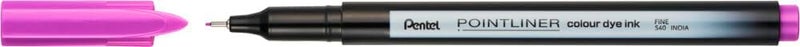 بنتل قلم Pentel S40 Pointliner، حبر صبغي ملون، سمك خط 0.4 مم، لون فوشيا (قلم واحد) - Image 2