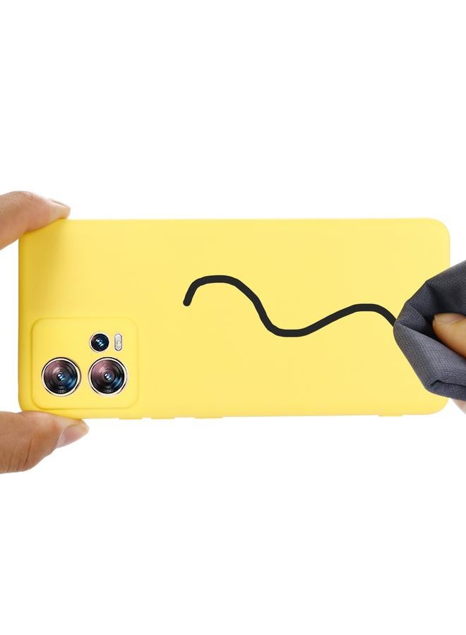 erorex Case For Motorola Edge 30 Fusion / S30 Pro Pure Color Liquid Silicone Shockproof Phone Case - Image 4