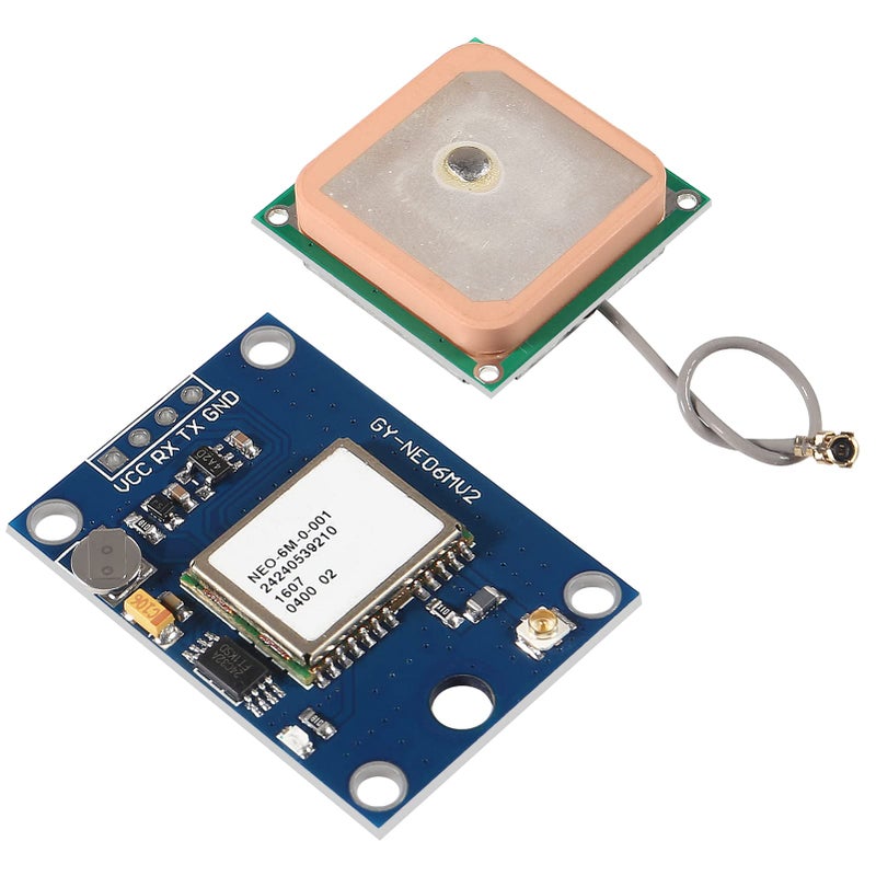 SHUTAO 2Pcs GY-NEO6MV2 NEO-6M GPS Module with Flight Control for EEPROM MWC APM2.5 Large Antenna NEO6MV2 - Image 2