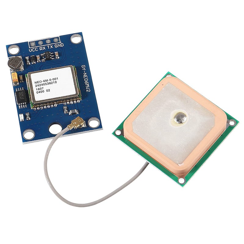SHUTAO 2Pcs GY-NEO6MV2 NEO-6M GPS Module with Flight Control for EEPROM MWC APM2.5 Large Antenna NEO6MV2 - Image 5