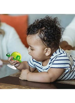 Hape Putstay Rattle Set ; Three Sea Animal Suction Rattle Toys Baby Educational Toy Set Multi 5'' X 2'' (E0330)  - Image 3