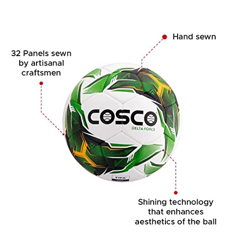 Cosco 14004 Synthetic Football, Size 5 (Multicolour, Soccer) - Image 2