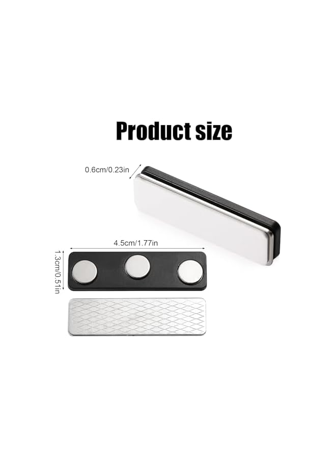 The Bros 12 زوج من إغلاق الستائر المغناطيسية، ملحقات ستائر التعتيم للنوافذ مع مشابك مغناطيسية لاصقة - Image 2