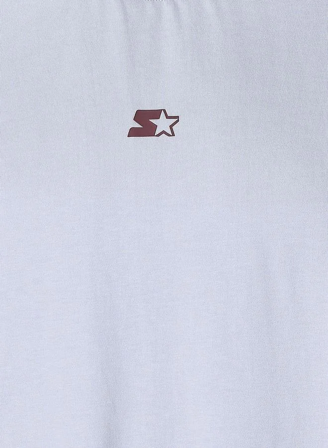 Starter Starter Men Regular Fit Crew Neck Short Sleeves Logo Print T-shirt