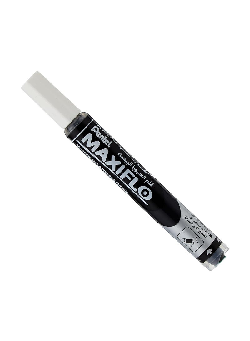 Pentel 2-Piece Maxiflo Slim Whiteboard Erasable Markers Chisel Tip With Eraser - Image 2
