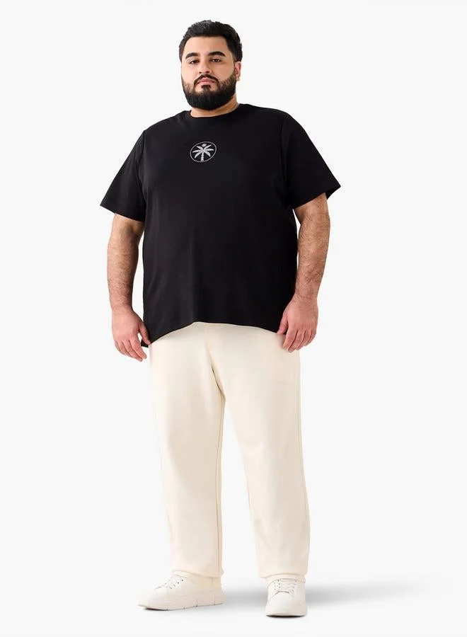 Maxim Men Regular Fit Crew Neck Short Sleeves Graphic T-shirt