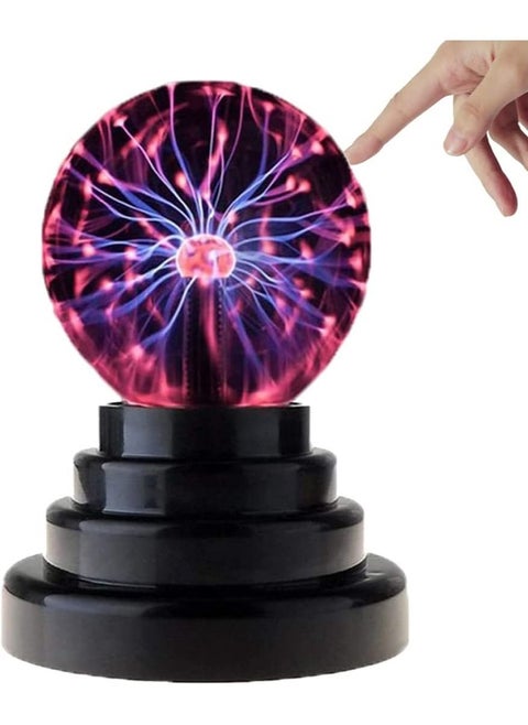Magic Plasma Ball Lamp - Touch & Sound Sensitive Interactive USB Powered Plasma Lamp Nebula Sphere Globe, Science Educational Gift for Decorations/Parties/Bedroom