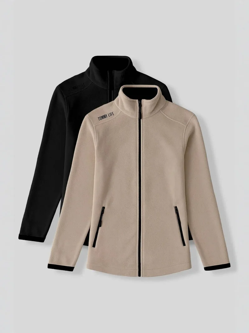 تومي لايف TOMMY Women's Plush Zip Sweatshirt