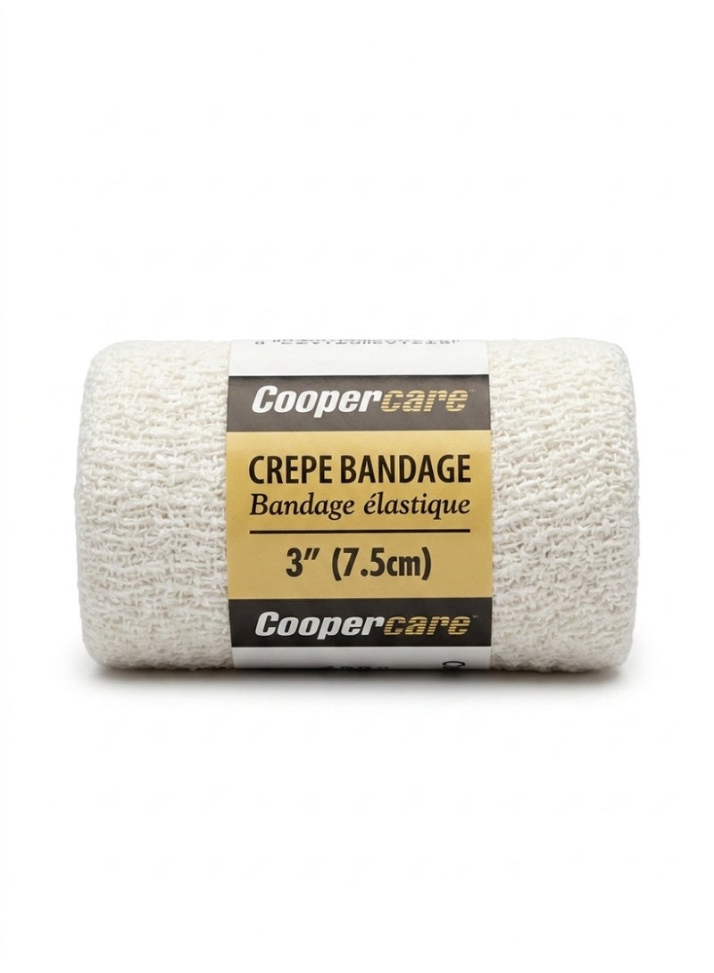 Cooper Care Elastic Crepe Bandage, 7.5cm (3 Inch), 1 Piece
