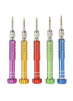 Sunshades 4 in 1 aluminum alloy pen screwdriver multifunctional screwdriver sets MultiFunction Magnetic screwdriver for Mobile Phone Electronics Repair Opening Tools Precision Screwdriver Set Red  - Image 1