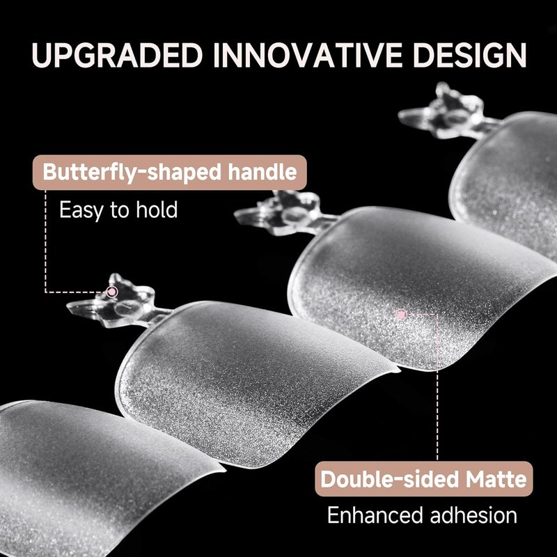 أطراف أظافر القدم 312 قطعة مربعة مستديرة تغطية كاملة أظافر قدم مضغوطة شفافة 15 مقاسًا مشكلة مسبقًا أطراف جل ناعمة لأظافر القدم غير لامعة مزدوجة أكريليك لأظافر القدم لتمديدات الأظافر DIY صالون أظافر منزلي - Image 5