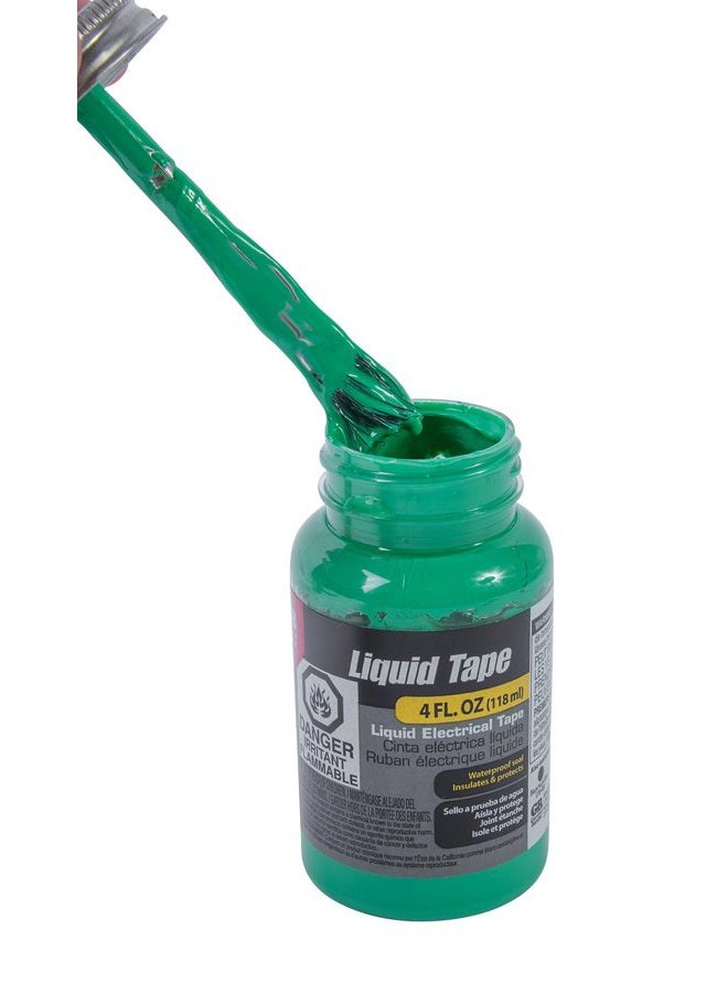 Gardner Bender , Green LTG-400 Waterproof Liquid Electrical Tape, 4 Oz Bottle, 4 Fl Oz - Image 2