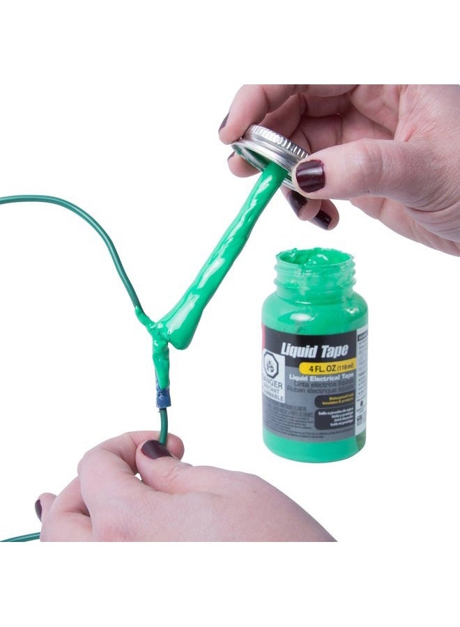 Gardner Bender , Green LTG-400 Waterproof Liquid Electrical Tape, 4 Oz Bottle, 4 Fl Oz - Image 3