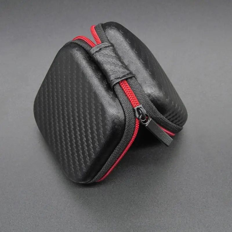 Zippered Case for Wired and Wireless Earphones, Chargers, Cables & Accessories (7x7x3 cm) - Image 2