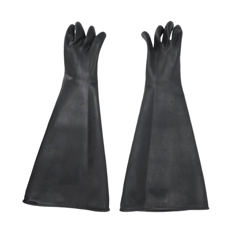 25.6in Sandblasting Gloves Latex Wear Resist Protective Gloves for Industrial Applications - Image 1