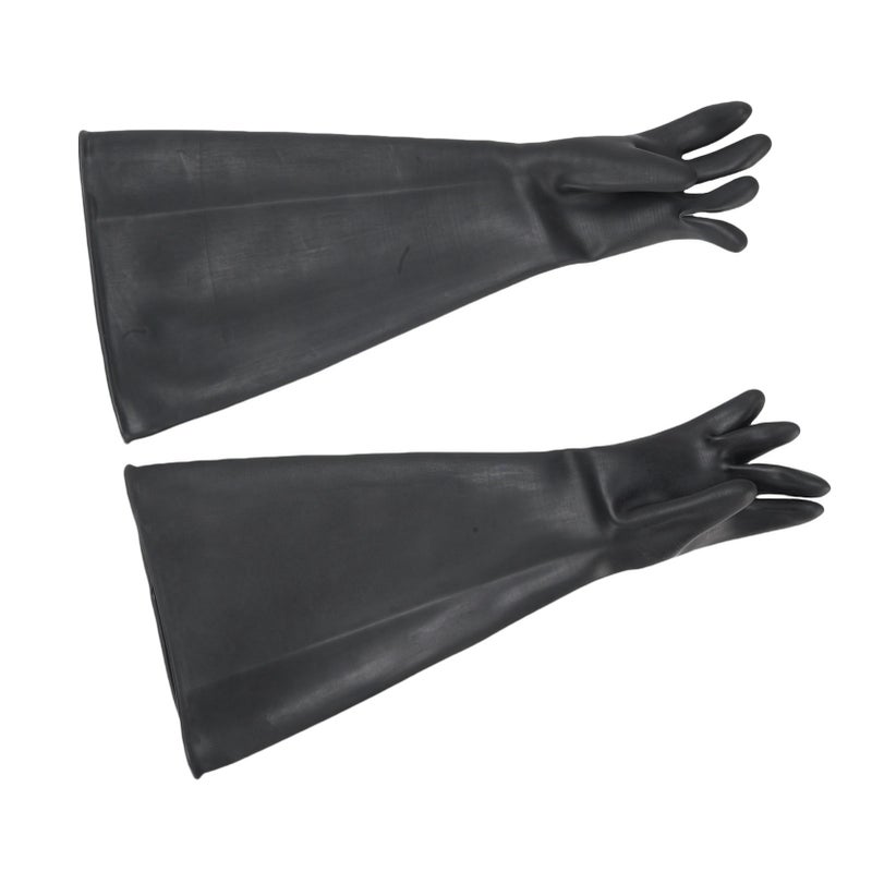 25.6in Sandblasting Gloves Latex Wear Resist Protective Gloves for Industrial Applications - Image 2