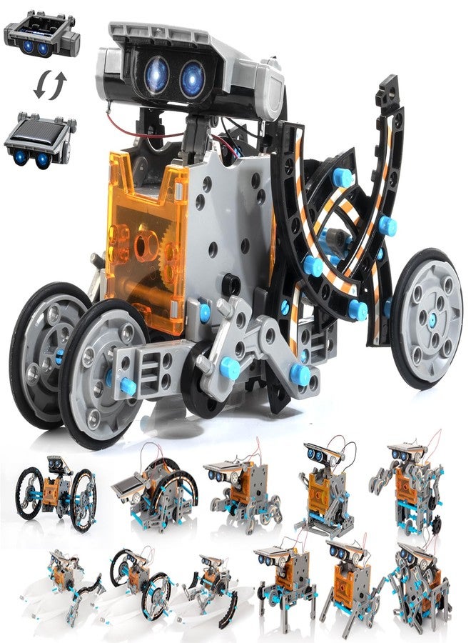 Bravmate Solar Robot Toys for Children, 14 in 1 Educational STEM Kit for Solar Nergia Toys, Children from 10 Years Older (190 Pieces) - Image 1