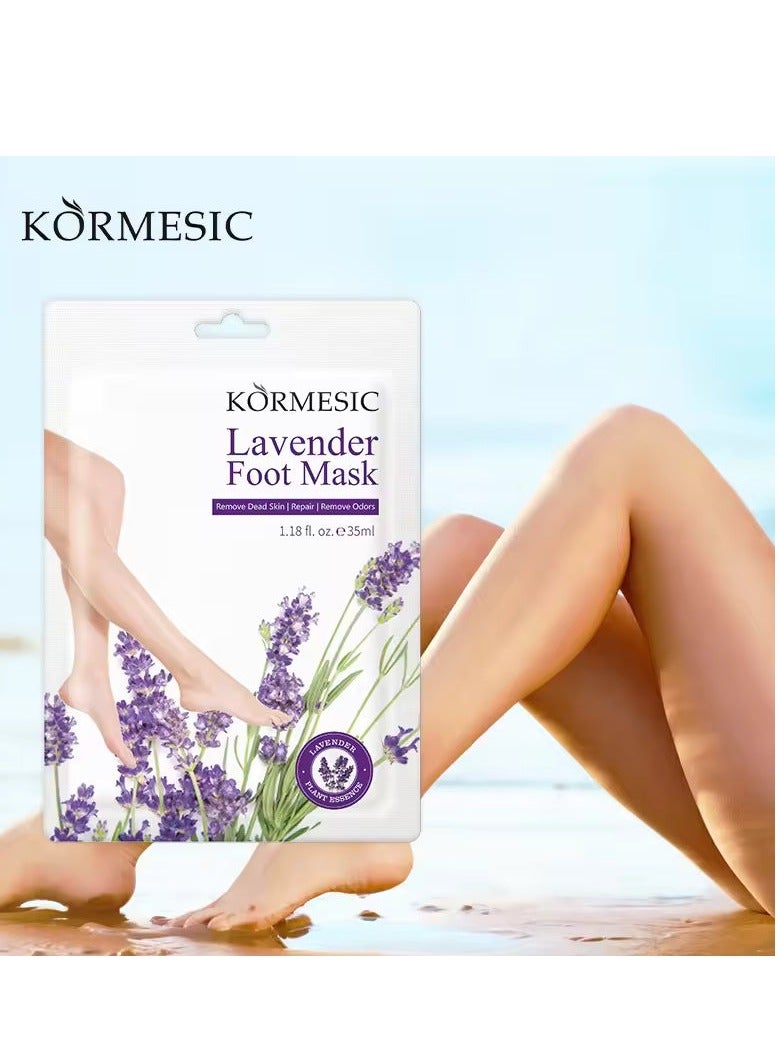 Kormesic الجوارب السحرية  بالافندر لتقشير القدمين وازاله الجلد الميت 35 مل  - Image 2